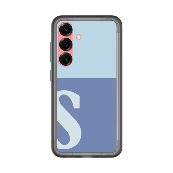 スリムプロテクションプレミアムケース［ オリジナル - initial two tone - S blue ］