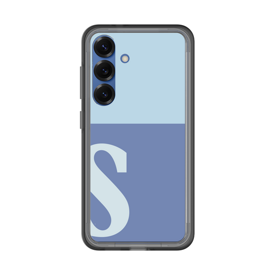スリムプロテクションプレミアムケース［ オリジナル - initial two tone - S blue ］