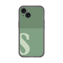 スリムプロテクションプレミアムケース［ オリジナル - initial two tone - S green ］