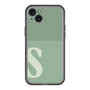 スリムプロテクションプレミアムケース［ オリジナル - initial two tone - S green ］