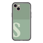 スリムプロテクションプレミアムケース［ オリジナル - initial two tone - S green ］
