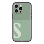 スリムプロテクションプレミアムケース［ オリジナル - initial two tone - S green ］