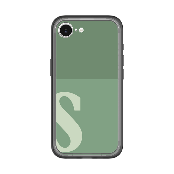 スリムプロテクションプレミアムケース［ オリジナル - initial two tone - S green ］