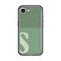 スリムプロテクションプレミアムケース［ オリジナル - initial two tone - S green ］