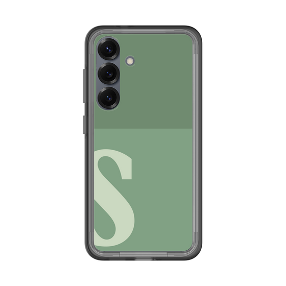 スリムプロテクションプレミアムケース［ オリジナル - initial two tone - S green ］