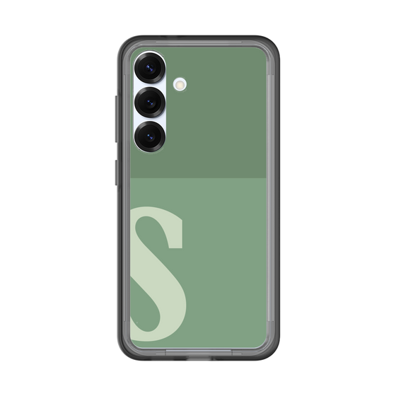 スリムプロテクションプレミアムケース［ オリジナル - initial two tone - S green ］