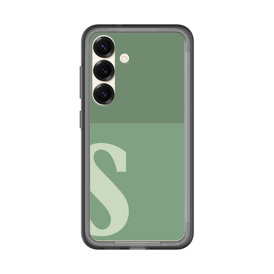 スリムプロテクションプレミアムケース［ オリジナル - initial two tone - S green ］