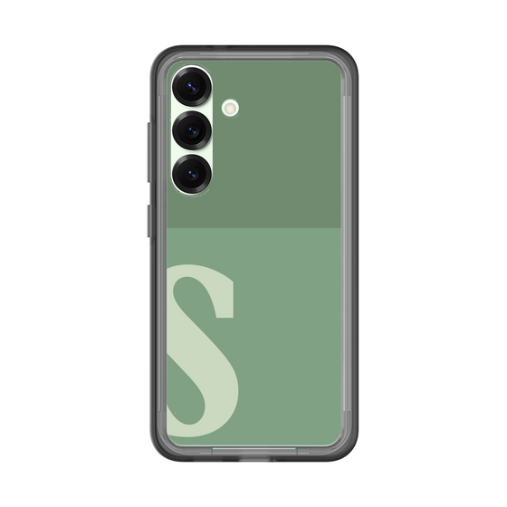 スリムプロテクションプレミアムケース［ オリジナル - initial two tone - S green ］