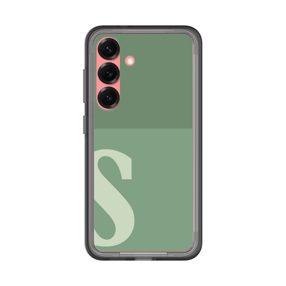 スリムプロテクションプレミアムケース［ オリジナル - initial two tone - S green ］