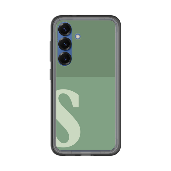 スリムプロテクションプレミアムケース［ オリジナル - initial two tone - S green ］