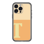 スリムプロテクションプレミアムケース［ オリジナル - initial two tone - T orange ］
