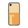 スリムプロテクションプレミアムケース［ オリジナル - initial two tone - T orange ］