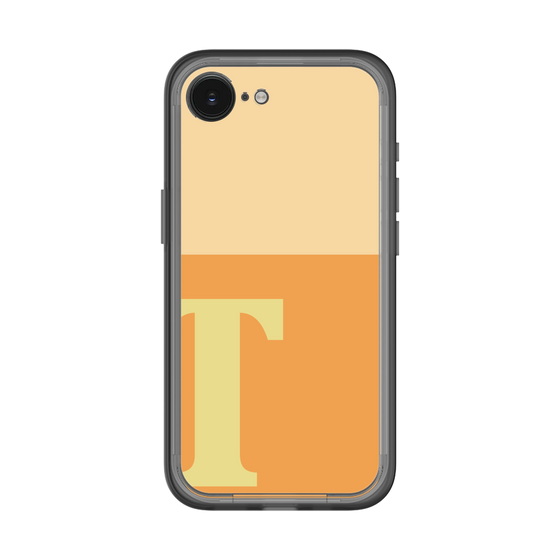 スリムプロテクションプレミアムケース［ オリジナル - initial two tone - T orange ］