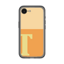 スリムプロテクションプレミアムケース［ オリジナル - initial two tone - T orange ］