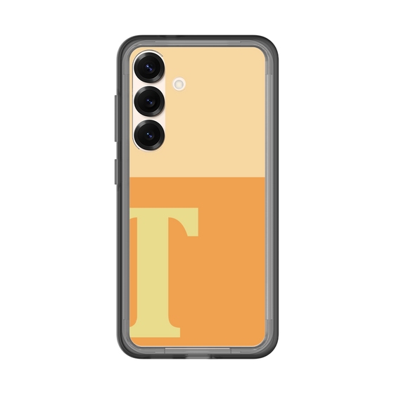 スリムプロテクションプレミアムケース［ オリジナル - initial two tone - T orange ］
