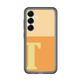 スリムプロテクションプレミアムケース［ オリジナル - initial two tone - T orange ］