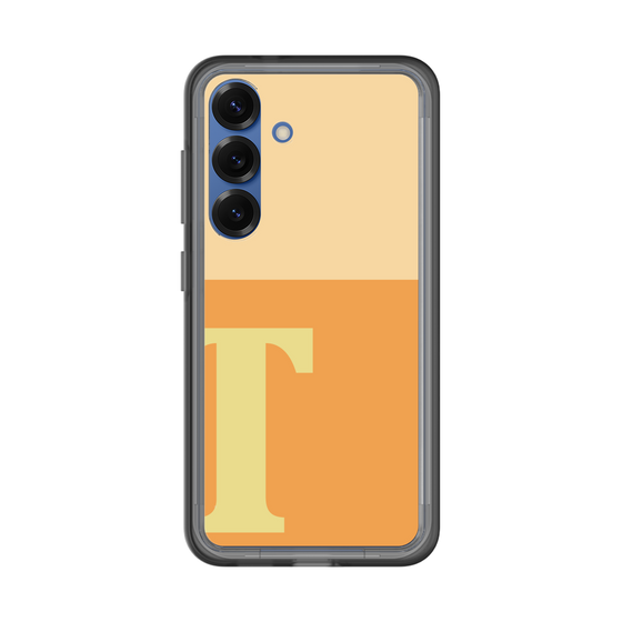 スリムプロテクションプレミアムケース［ オリジナル - initial two tone - T orange ］