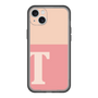 スリムプロテクションプレミアムケース［ オリジナル - initial two tone - T pink ］