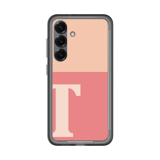 スリムプロテクションプレミアムケース［ オリジナル - initial two tone - T pink ］