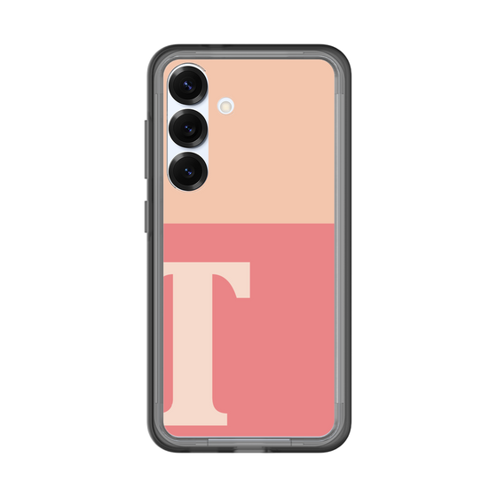 スリムプロテクションプレミアムケース［ オリジナル - initial two tone - T pink ］