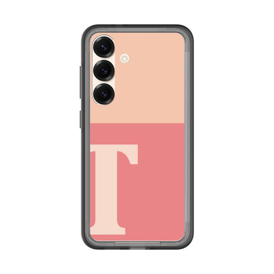 スリムプロテクションプレミアムケース［ オリジナル - initial two tone - T pink ］