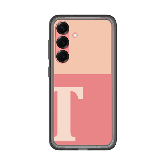 スリムプロテクションプレミアムケース［ オリジナル - initial two tone - T pink ］