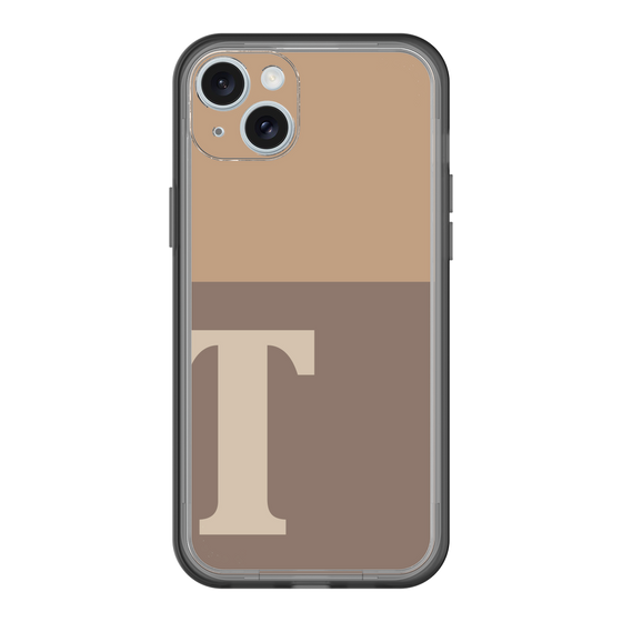 スリムプロテクションプレミアムケース［ オリジナル - initial two tone - T brown ］