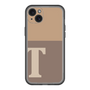 スリムプロテクションプレミアムケース［ オリジナル - initial two tone - T brown ］