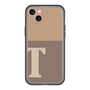 スリムプロテクションプレミアムケース［ オリジナル - initial two tone - T brown ］