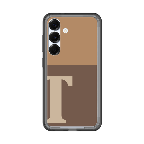 スリムプロテクションプレミアムケース［ オリジナル - initial two tone - T brown ］