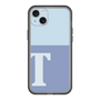 スリムプロテクションプレミアムケース［ オリジナル - initial two tone - T blue ］