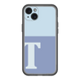 スリムプロテクションプレミアムケース［ オリジナル - initial two tone - T blue ］