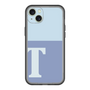 スリムプロテクションプレミアムケース［ オリジナル - initial two tone - T blue ］