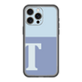スリムプロテクションプレミアムケース［ オリジナル - initial two tone - T blue ］