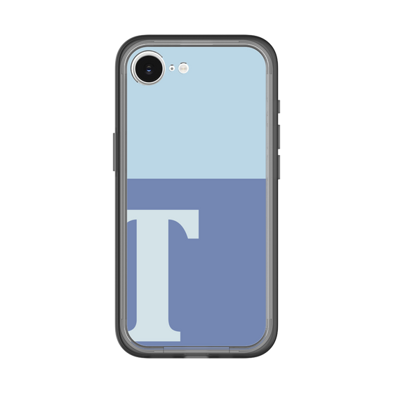 スリムプロテクションプレミアムケース［ オリジナル - initial two tone - T blue ］