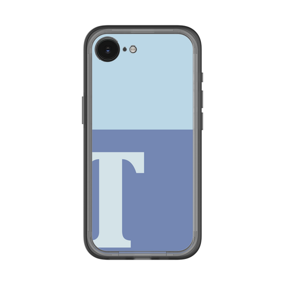 スリムプロテクションプレミアムケース［ オリジナル - initial two tone - T blue ］