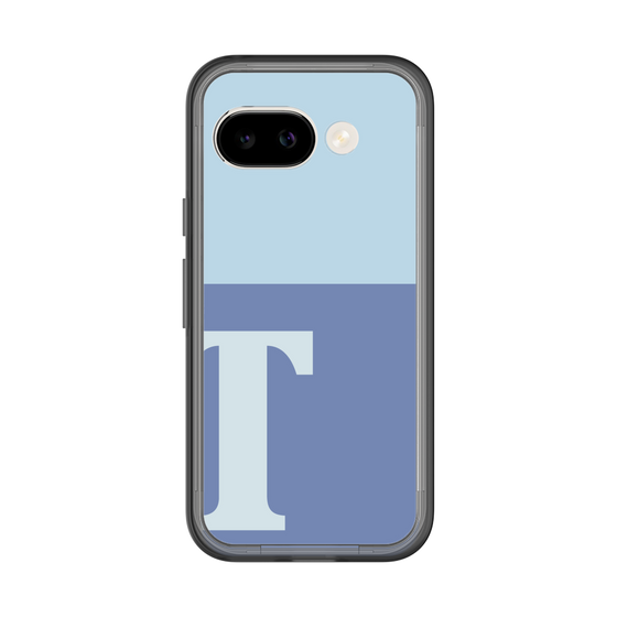 スリムプロテクションプレミアムケース［ オリジナル - initial two tone - T blue ］