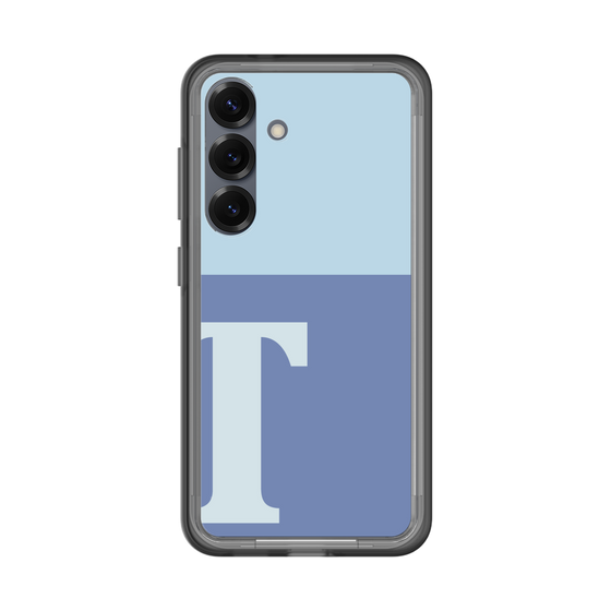スリムプロテクションプレミアムケース［ オリジナル - initial two tone - T blue ］