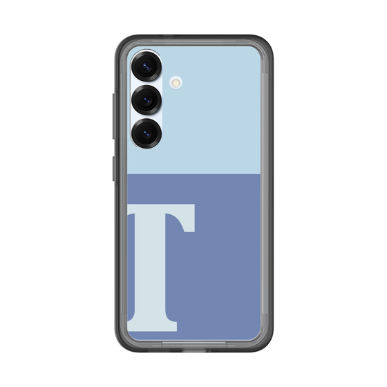 スリムプロテクションプレミアムケース［ オリジナル - initial two tone - T blue ］