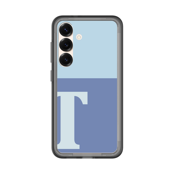 スリムプロテクションプレミアムケース［ オリジナル - initial two tone - T blue ］