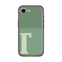 スリムプロテクションプレミアムケース［ オリジナル - initial two tone - T green ］