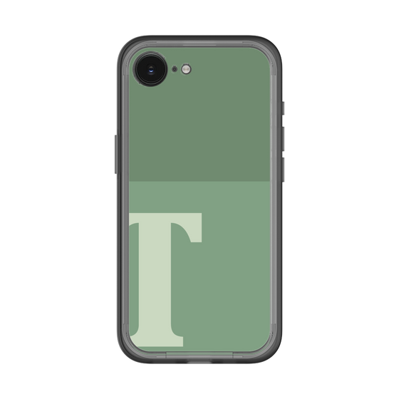 スリムプロテクションプレミアムケース［ オリジナル - initial two tone - T green ］