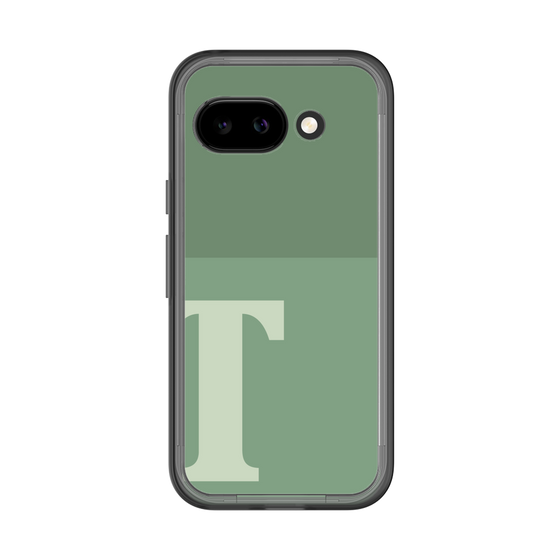 スリムプロテクションプレミアムケース［ オリジナル - initial two tone - T green ］