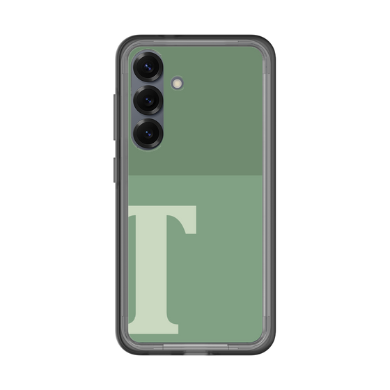 スリムプロテクションプレミアムケース［ オリジナル - initial two tone - T green ］