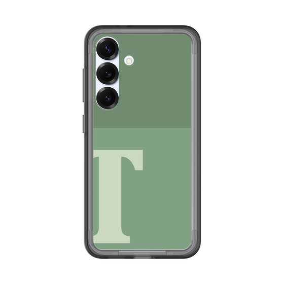 スリムプロテクションプレミアムケース［ オリジナル - initial two tone - T green ］