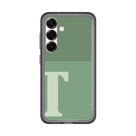 スリムプロテクションプレミアムケース［ オリジナル - initial two tone - T green ］