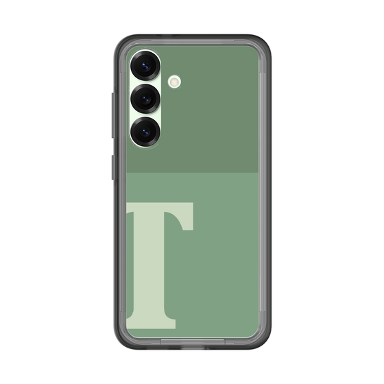 スリムプロテクションプレミアムケース［ オリジナル - initial two tone - T green ］