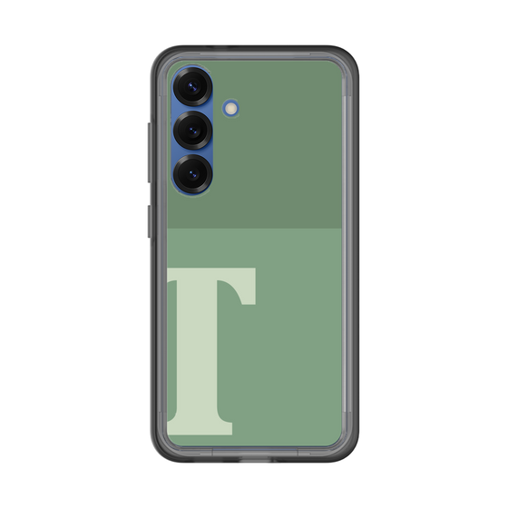 スリムプロテクションプレミアムケース［ オリジナル - initial two tone - T green ］