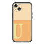 スリムプロテクションプレミアムケース［ オリジナル - initial two tone - U orange ］