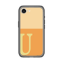スリムプロテクションプレミアムケース［ オリジナル - initial two tone - U orange ］
